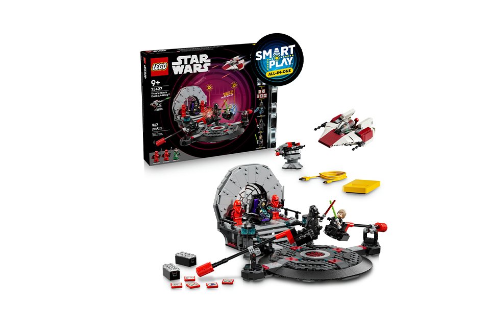 LEGO® Star Wars SMART Play: Luke's Red Five X-Wing set featuring SMART Play technology.